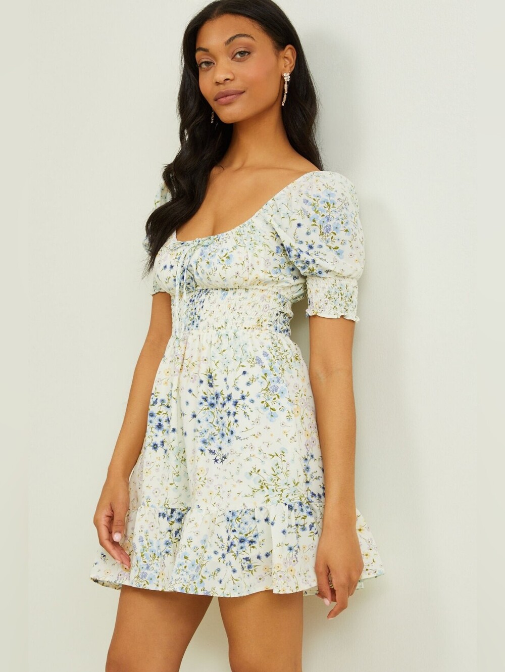 Altar'd State Janella Floral Mini Dress
